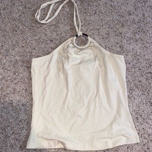 Beige halter top